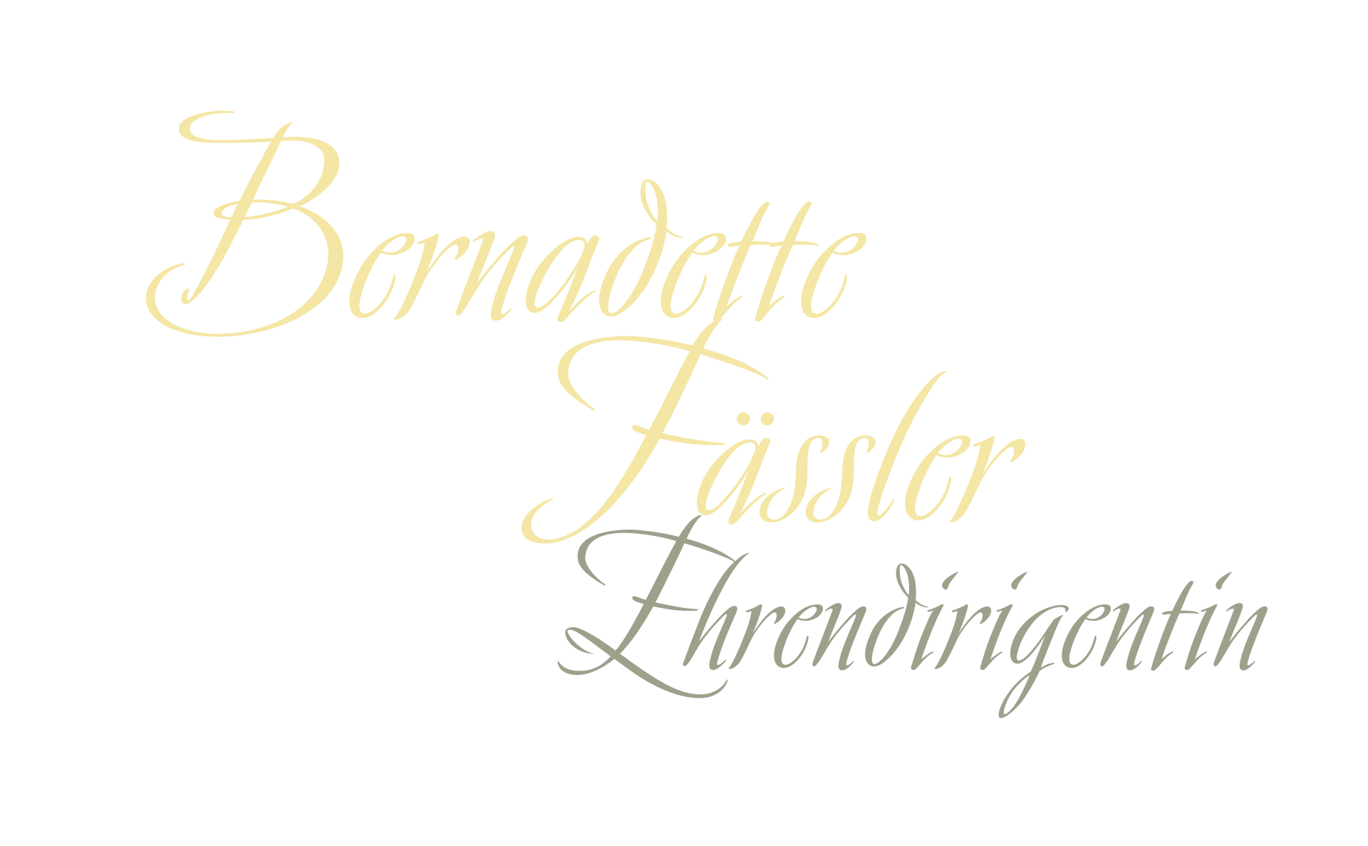 Bernadette Fässler Ehrendirigentin